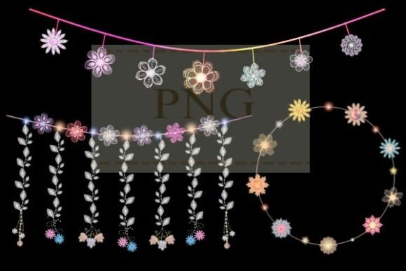 Exploring Floral Lighting Digital PNG Elements for Creative Projects