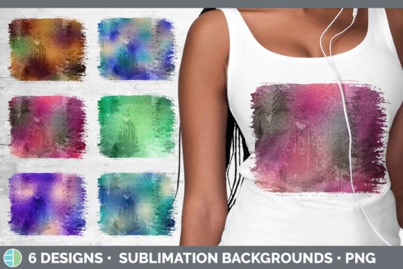 Floral Distressed Sublimation Background Essentials