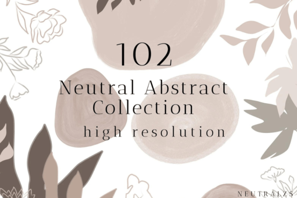 The Resonance of Digital Florals: The Shift Toward Neutral Abstract Shapes