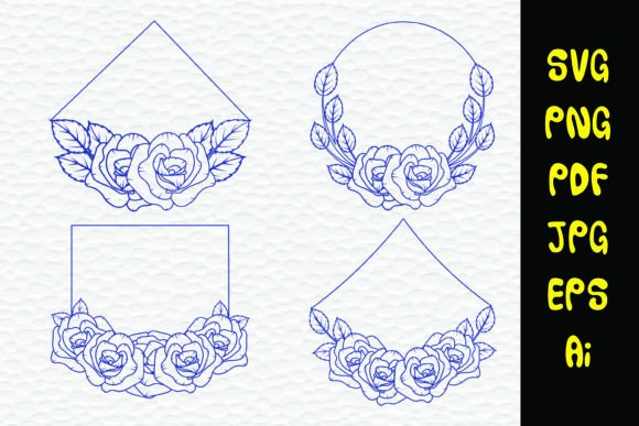 The Versatility of a Hand Drawn Floral Wreath SVG